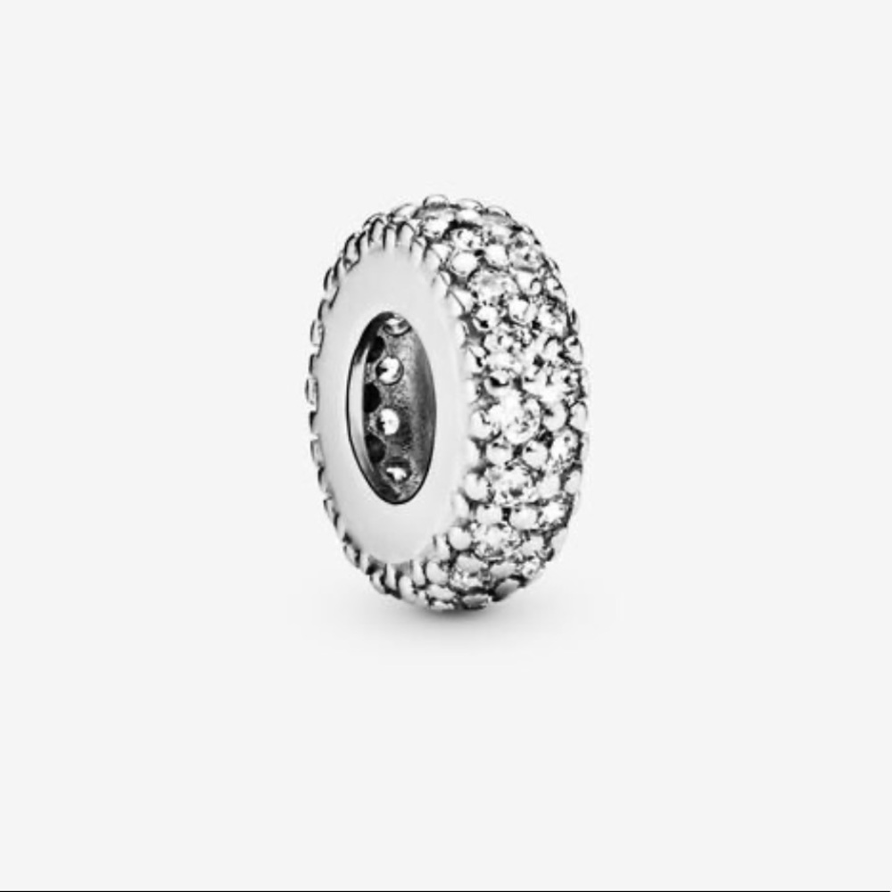 PANDORA Clear Sparkle Spacer Charm
